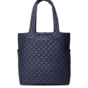MZ Wallace Navy Quilted Tote